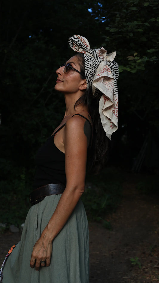 Indian Cotton Scarf XII
