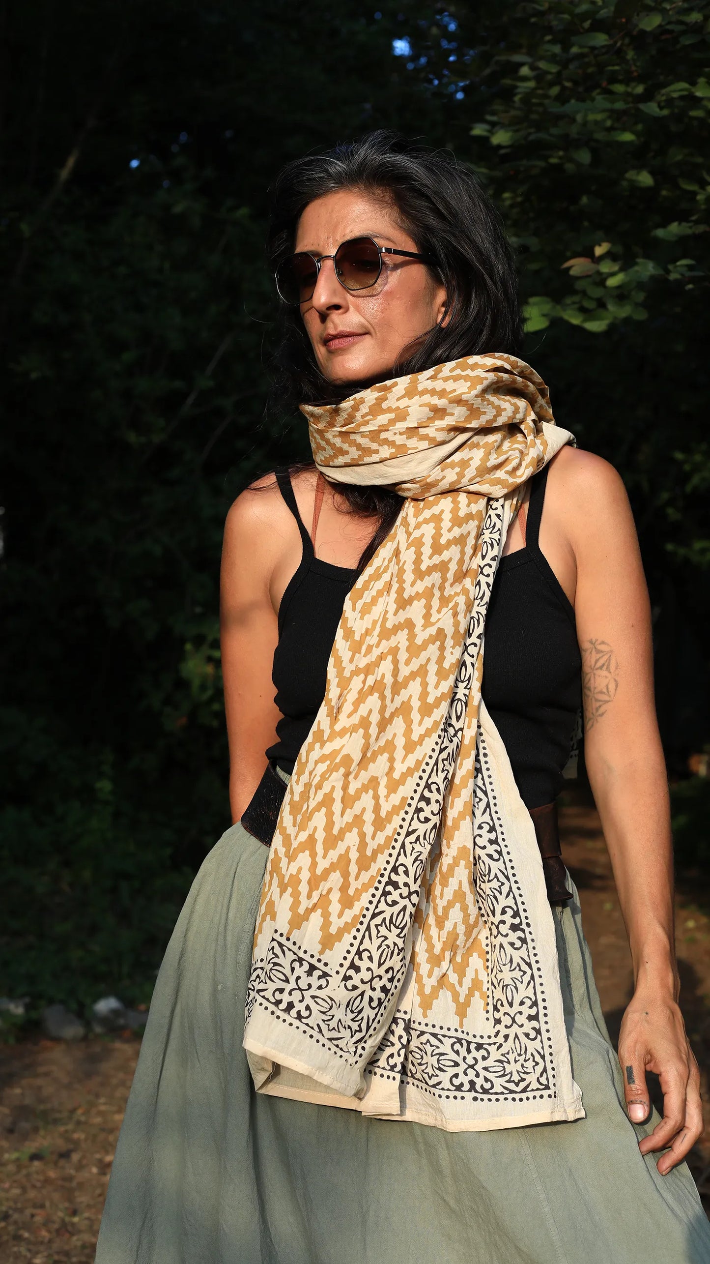 Indian Cotton Scarf XIII