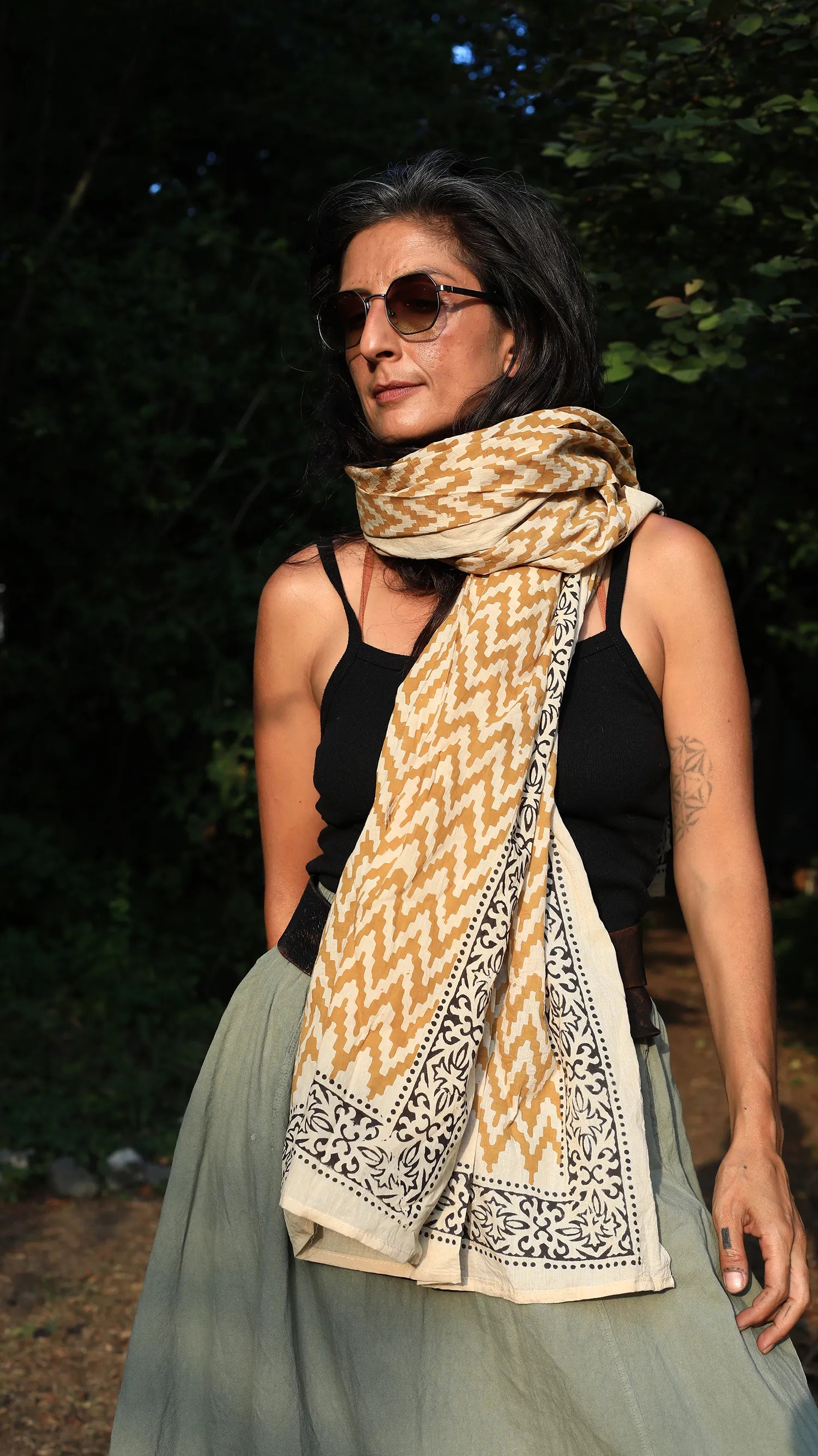 Indian Cotton Scarf XIII