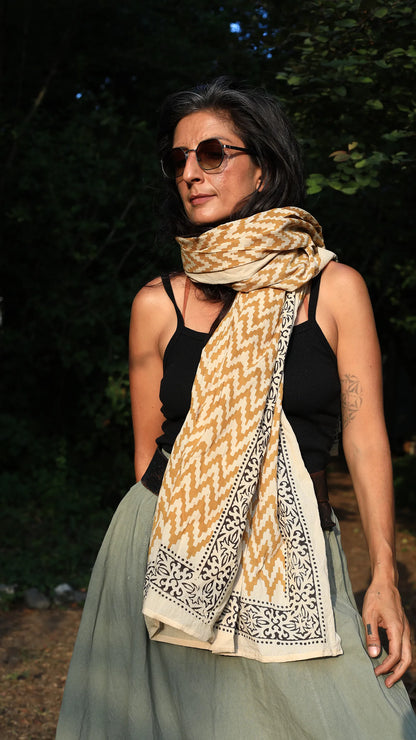 Indian Cotton Scarf XIII