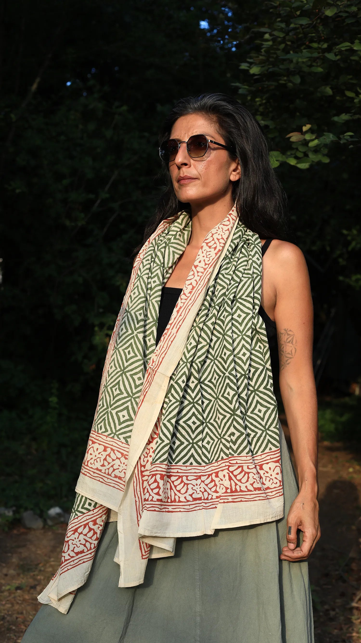 Indian Cotton Scarf XIV