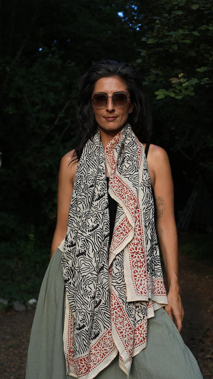 Indian Cotton Scarf XV