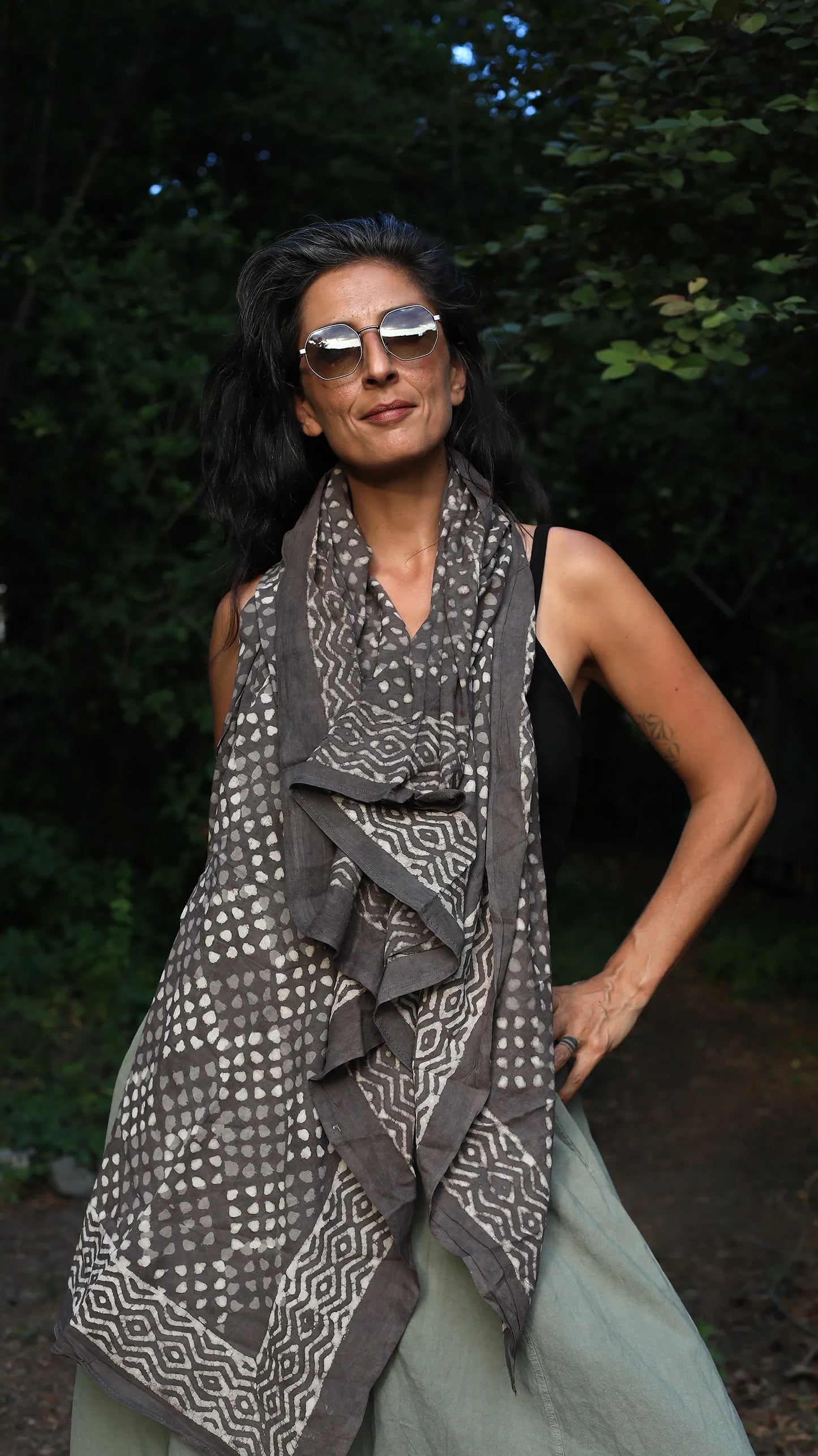 Indian Cotton Scarf XVI