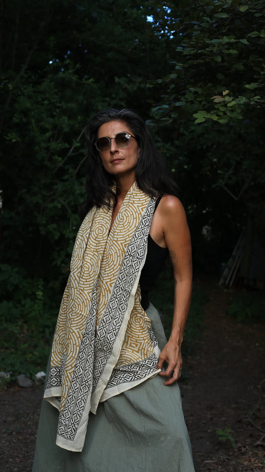 Indian Cotton Scarf XVII