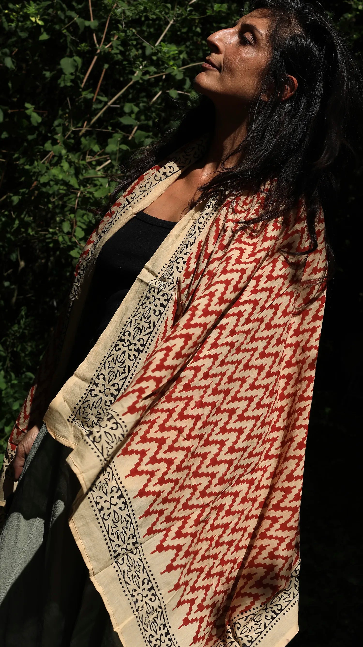 Indian Cotton Scarf VI