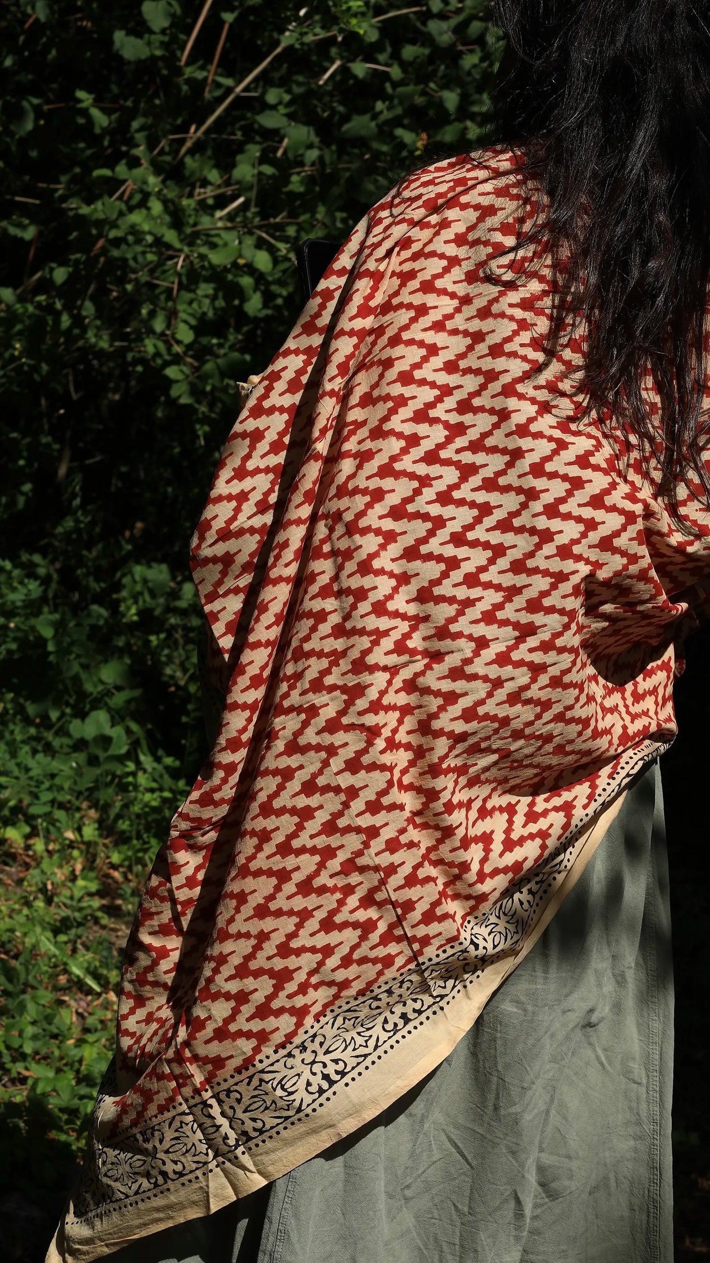 Indian Cotton Scarf VI