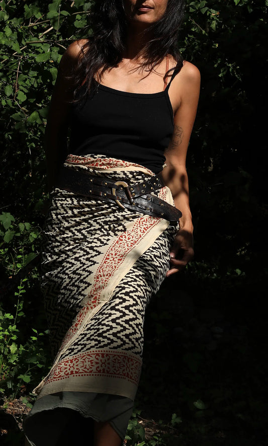 Indian Cotton Scarf VII