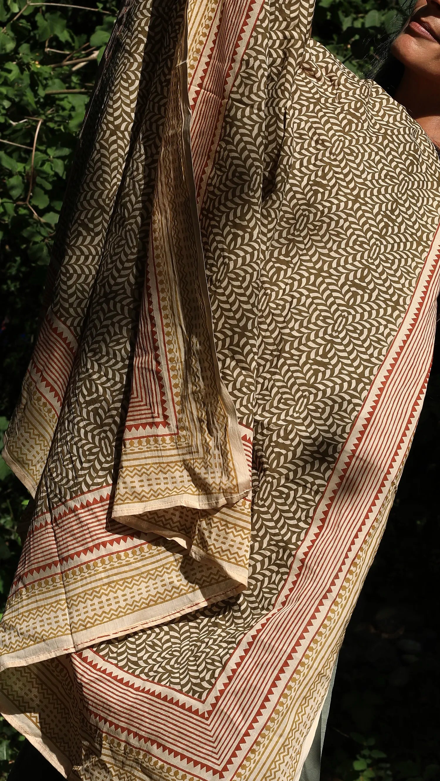 Indian Cotton Scarf VIII