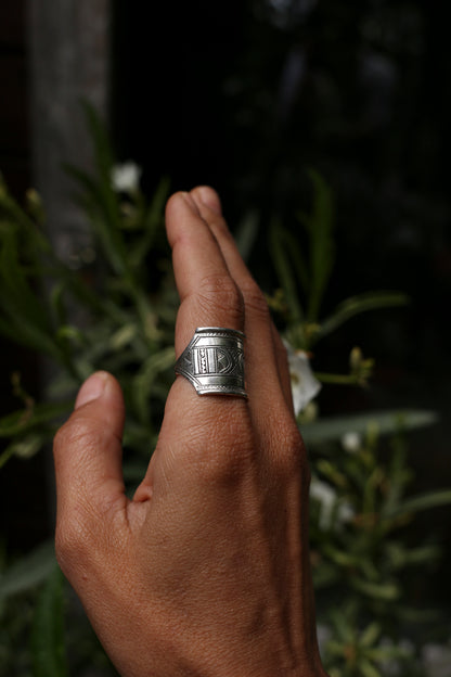 Silver Tribal Ring