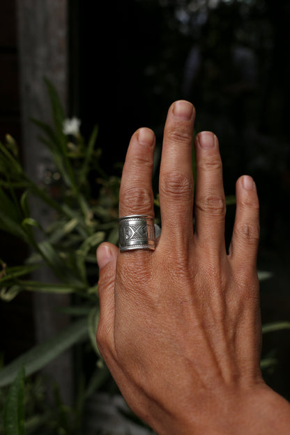 Silver Tribal Ring