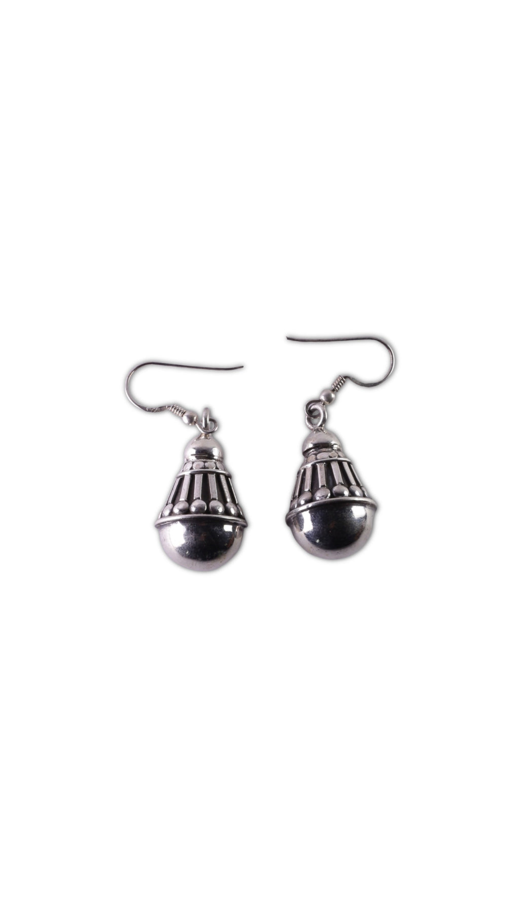 Boucles d'oreilles argentées II