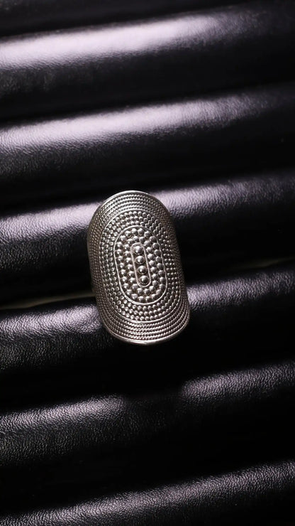 Bague en argent X