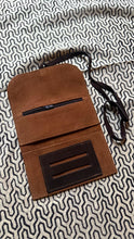 Load image into Gallery viewer, Leather tobacco pouch, premium tobacco pouch, durable leather pouch, stylish tobacco storage, elegant leather accessory, handcrafted tobacco holder, quality leather pouch.