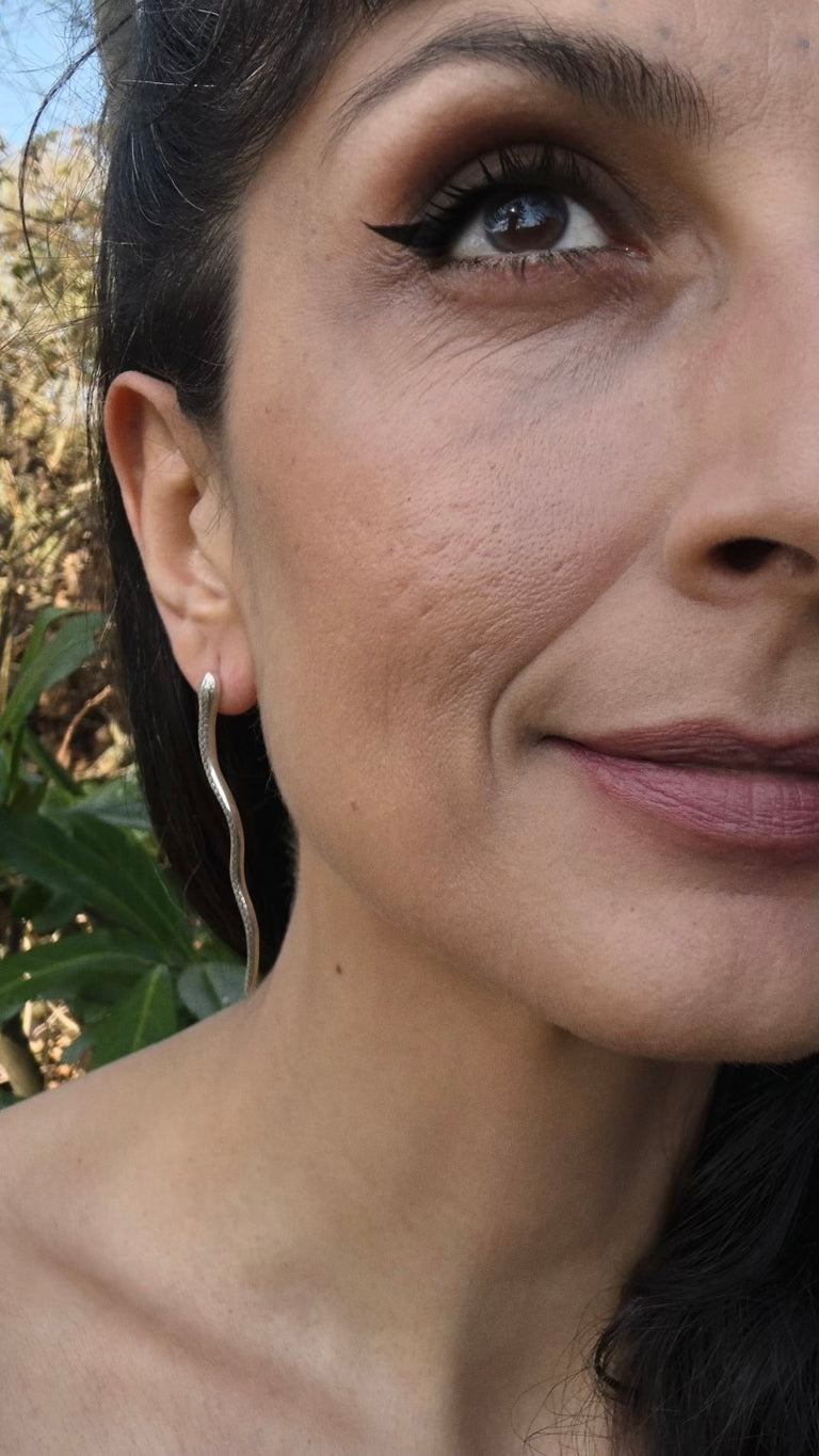 Snake earring