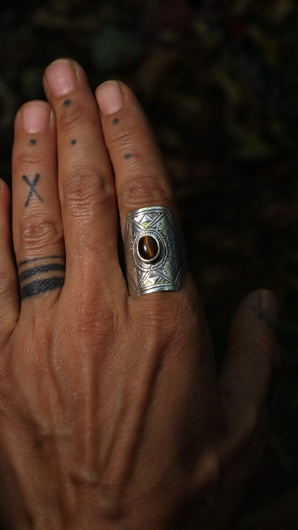 silver tuareg silver ring