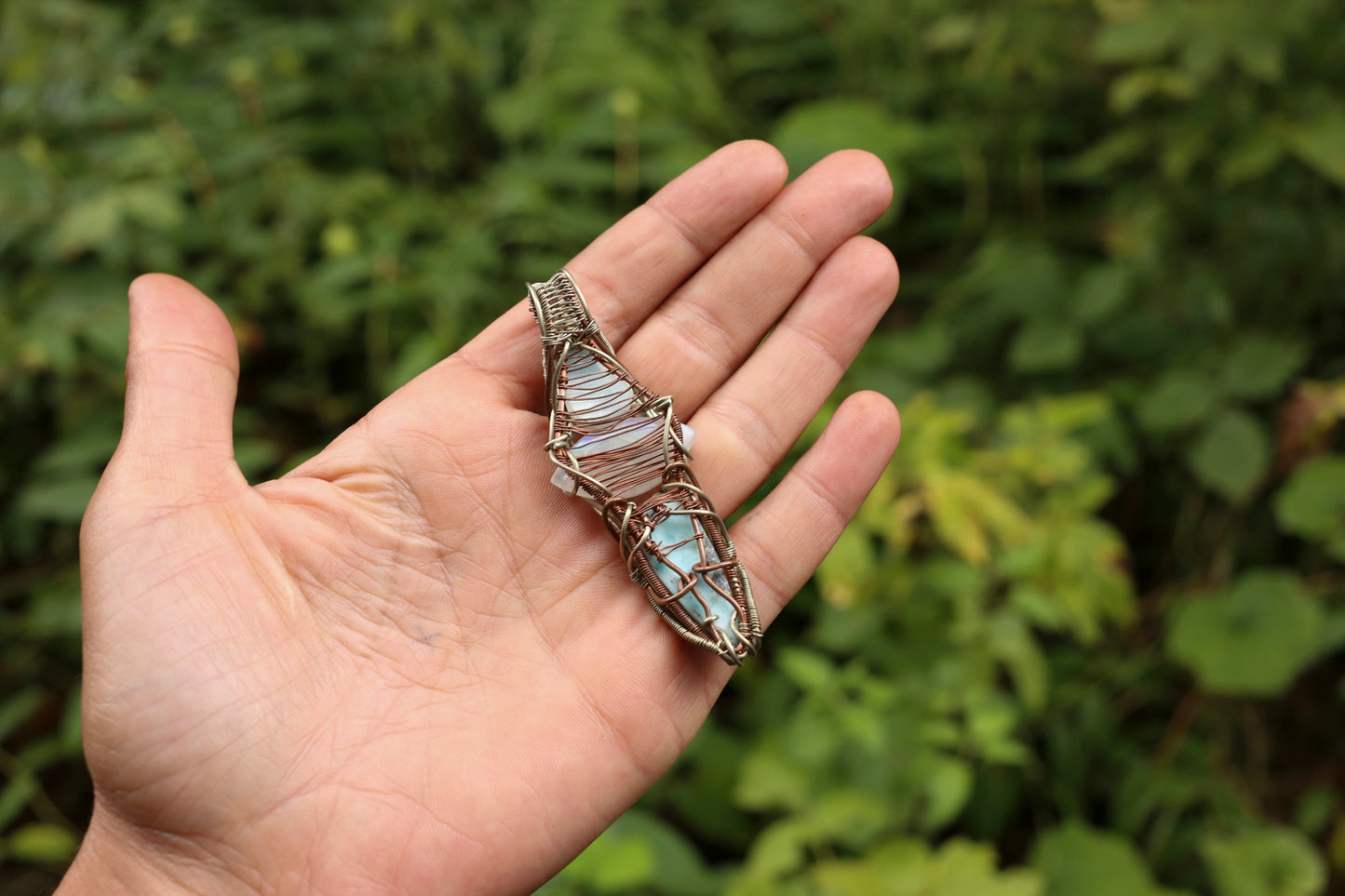 Handmade Crystal Pendant III