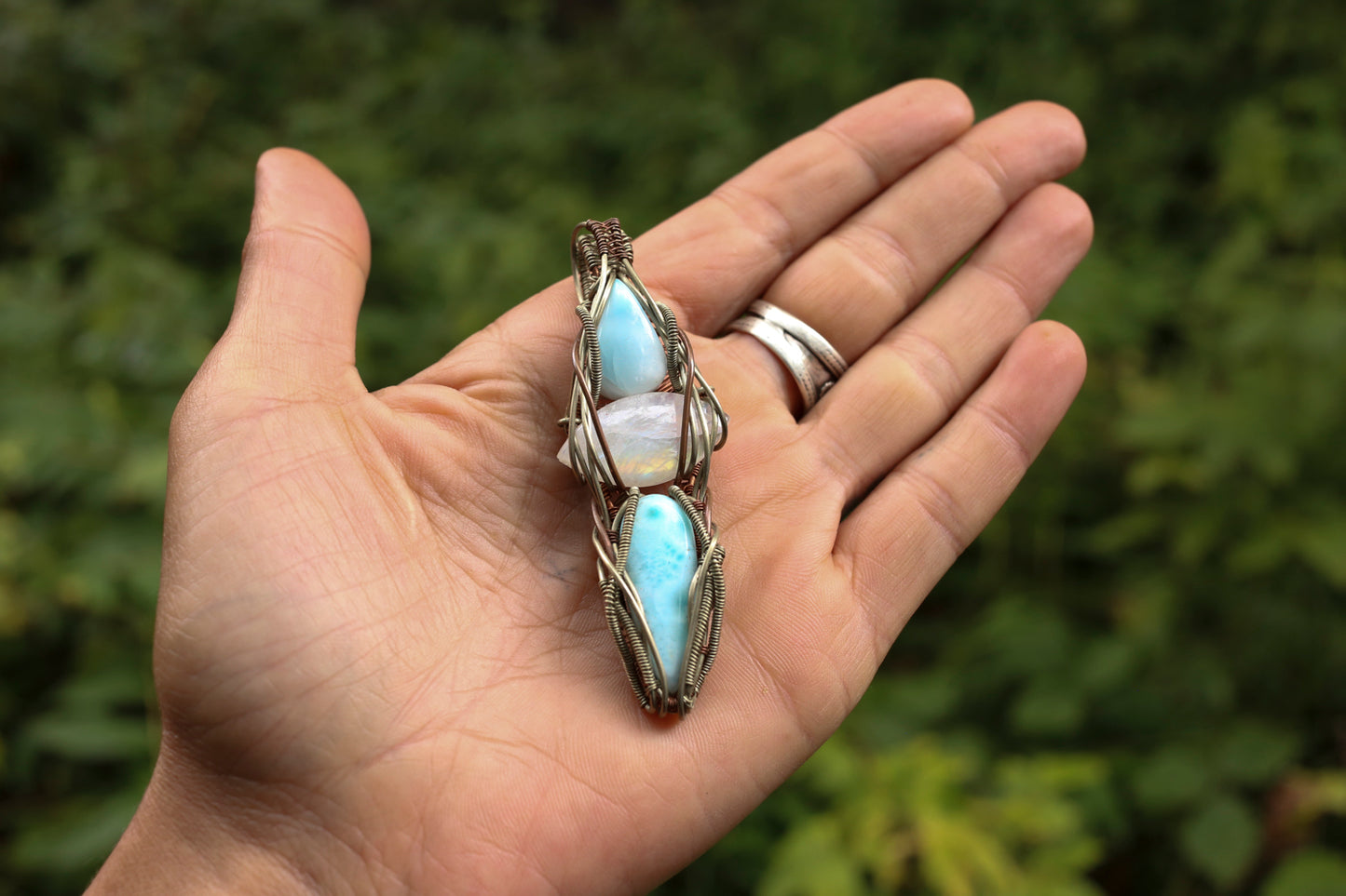 Handmade Crystal Pendant III