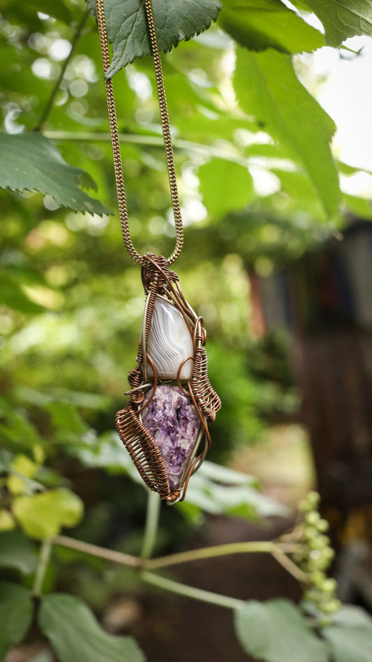 Handmade Crystal Pendant VII