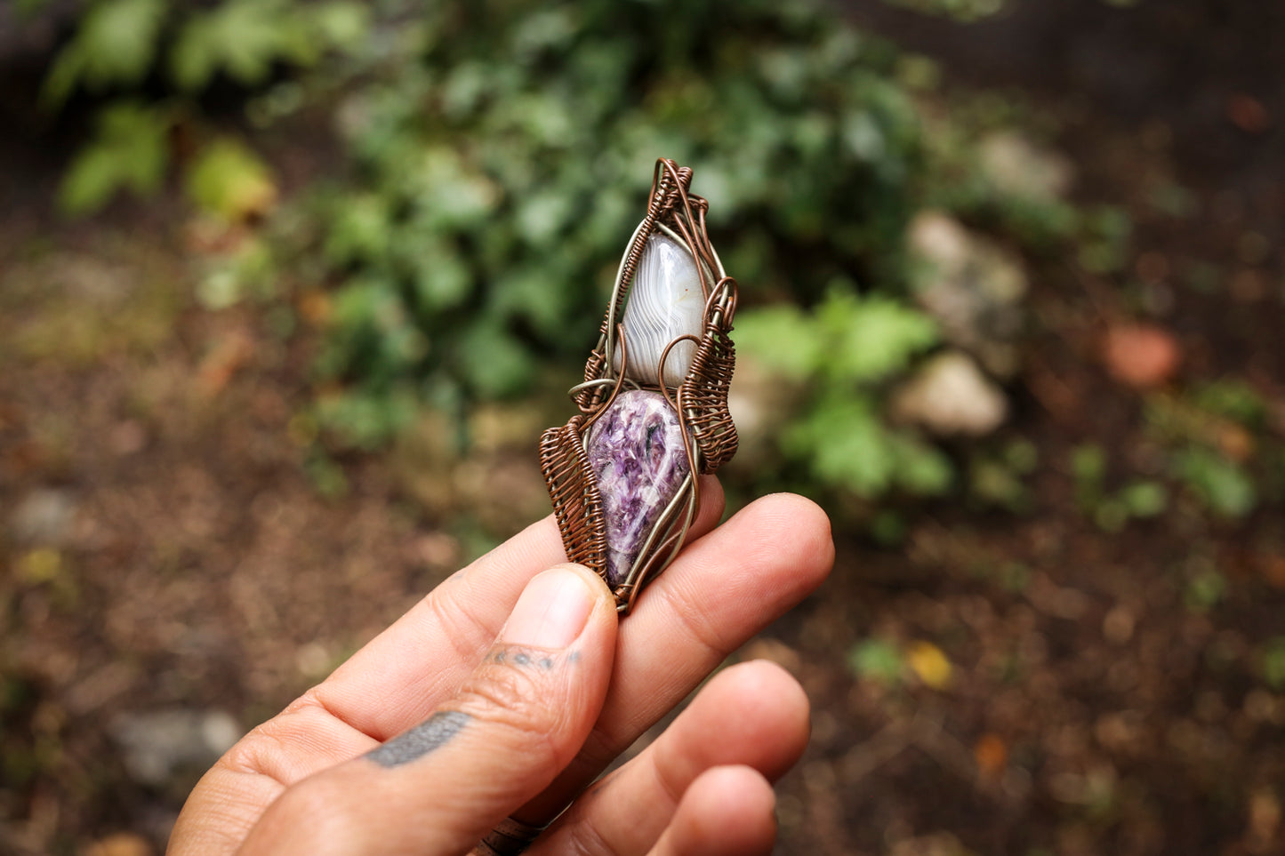Handmade Crystal Pendant VII
