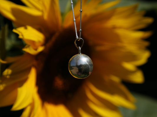 harmony ball silver jewellery chime sound pendant jewellery store doti sutra 