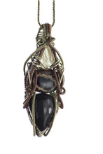 Load image into Gallery viewer, crystal jewellery, doti sutra, gemstone pendant,moonstone, uniqu jewellery