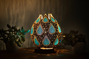 calabash lamp lampshade tablelamp handmade gifts