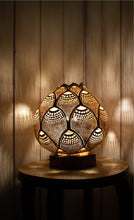 Load image into Gallery viewer, calabash lamp doti sutra home light lampshade ambience handmade