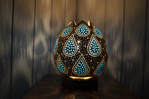 doti sutra, calabash, gourd, swityerland lamp, lamp ideas, ambience lights