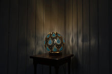 Load image into Gallery viewer, doti sutra, calabash, gourd, swityerland lamp, lamp ideas, ambience lights