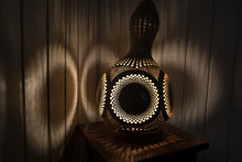 Load image into Gallery viewer, doti sutra, lamps, decorative lamps, calabash, switzerland, bohem deco, light deco