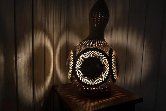doti sutra, lamps, decorative lamps, calabash, switzerland, bohem deco, light deco