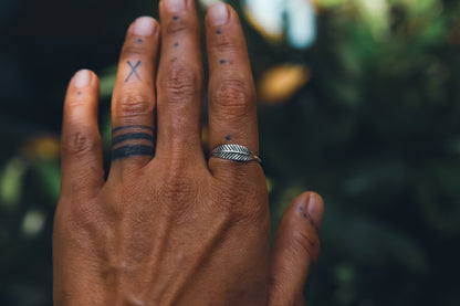 minimal ring silver Indian jewellery dotisutra jewellery store 