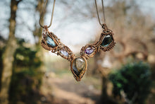 Load image into Gallery viewer, doti sutra, crystal pendant, mini mistik, fantasy pendant, larp jewellery 