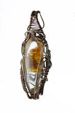 Load image into Gallery viewer, Wire-wrapped mystic jewellry from India combines the power of healing stones with natural metal elements. Handmade, unique, tree agate gemstone pendant. 