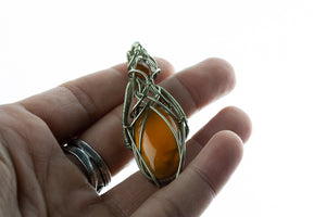 Wire wrap jewellery with gemstone by Mini Mystic . Check these handmade unique jewellery in our store. 