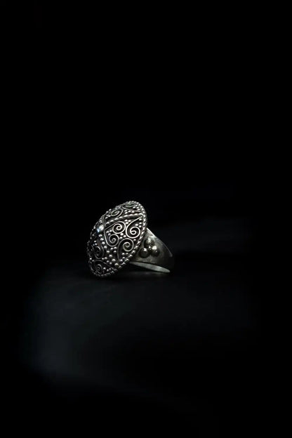 newari art ring jewellery doti sutra silver jewellery