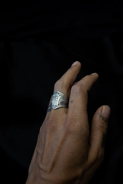 newari ring silver jewellery