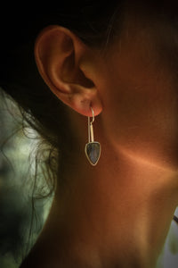 labradorite earrings