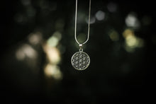 Load image into Gallery viewer, Flower of life Pendant - dotisutra flower of life pendant silver pendant jewellery store 