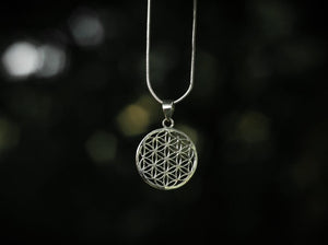 flower of life pendant silver pendant jewellery store 