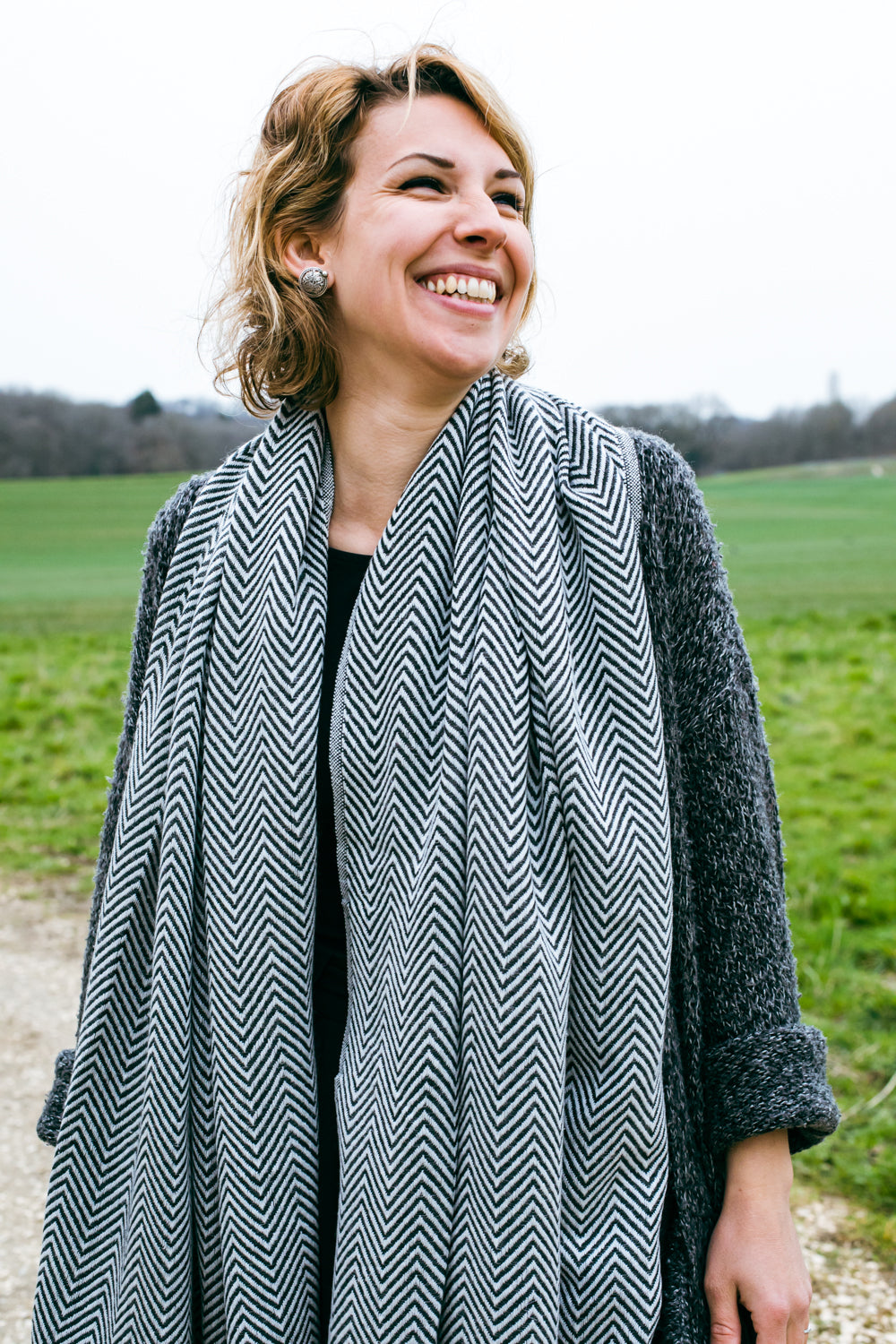 shawl wool shawl burgundy soft warm handmade gift doti sutra switzerland